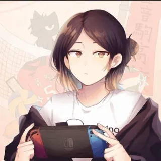 😕 Kozume Kenma Haikyuu!! Anime, Haikyuu, Kozume Kenma, Videospiel, Charakter telegram sticker