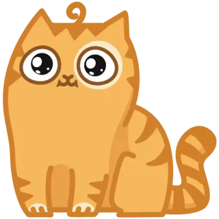 😳 кот, котенок, животное, милый, домашнее животное, мультфильм, домашняя кошка telegram sticker