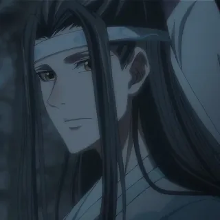 ⛩ Lan Wangji The Untamed anime, manhua, chinese animation, mo dao zu shi, the grandmaster of demonic cultivation, lan zhan, wei wuxian telegram sticker