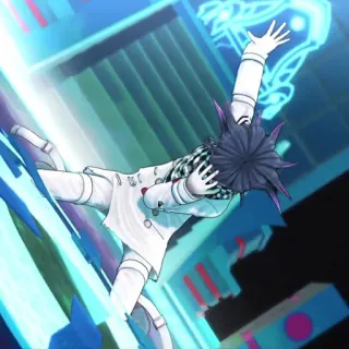 🤪 Kokichi Oma Danganronpa V3: Killing Harmony Аниме, Danganronpa, Кокичи Ома, Персонаж аниме, Видеоигра, Вымышленный персонаж telegram sticker