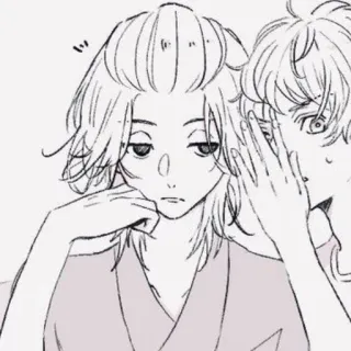 〰 アニメ, マンガ, カートゥーン, キャラクター, イラスト, アート, ドローイング telegram sticker
