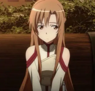 🤐 Asuna Yuuki Sword Art Online Anime, Postać, Dziewczyna, Asuna, Sword Art Online telegram sticker