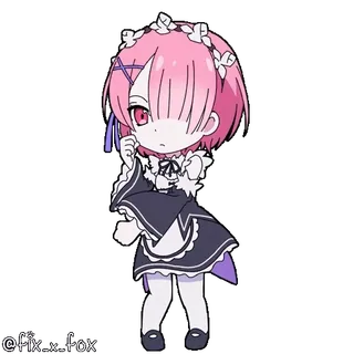 🥳 Ram Re:Zero telegram sticker