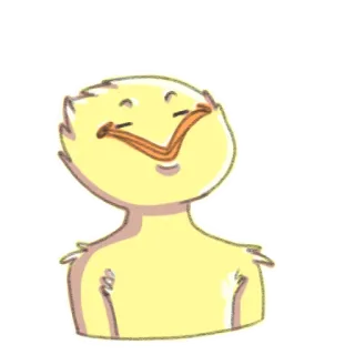 🌚 Küken, gelb, niedlich, Tier, Cartoon, Vogel telegram sticker