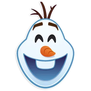 😄 Olaf Frozen Olaf, Disney, Frozen, cartoon, snowman telegram sticker
