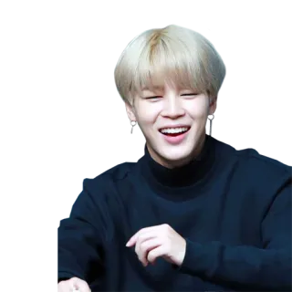😄 Jimin ジミン, BTS, K-POP, 歌手, 音楽 telegram sticker