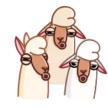 Lama telegram stickers