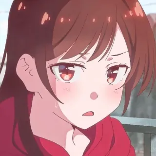 🧣 Chizuru Ichinose Rent-A-Girlfriend Anime, Manga, Chizuru Ichinose, Rent-a-Girlfriend, Carino, Ragazza, Cartone animato telegram sticker