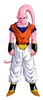👾 Majin Buu Dragon Ball Z anime, pink, character, villain, dbz telegram sticker