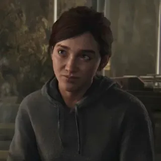 🪶 Ellie The Last of Us Part II видеоигра, персонаж, девушка, зомби, апокалипсис telegram sticker