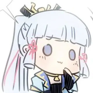 🌊 Ayaka Genshin Impact Anime, Jeu, Mignon, Chibi, Genshin, Impact telegram sticker