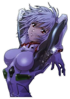 ReiAyanami whatsapp stickers
