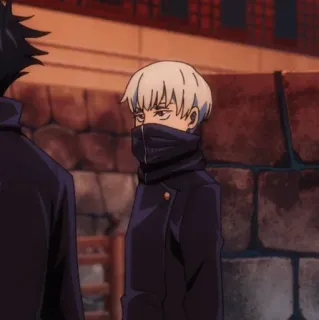 ☁️ Toge Inumaki Jujutsu Kaisen Аниме, Манга, Тоге Инумаки, Магическая битва, Персонаж telegram sticker