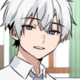🥛 anime, boy, character, manga, illustration, portrait whatsapp sticker