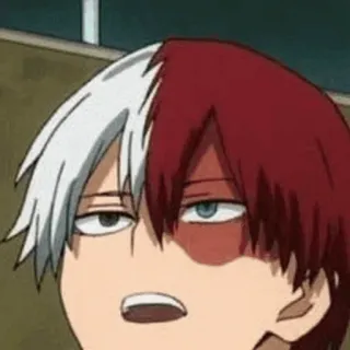 🔥 Shoto Todoroki My Hero Academia Anime, My Hero Academia, Shoto Todoroki, Manga, Personaje, Fanart whatsapp sticker