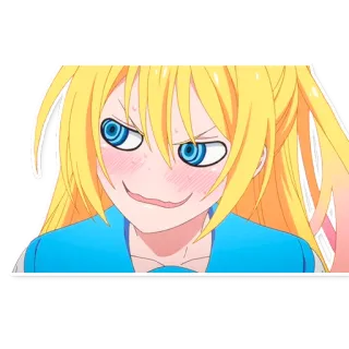 😣 anime, cartone animato, ragazza, espressione facciale, personaggio telegram sticker