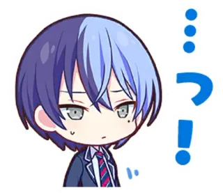 ❓ っっ？ Anime, Mâle, Question, Personnage, Dessin animé whatsapp sticker