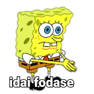 🤷‍♀ Spongebob idai fodase spongebob, cartoon, meme telegram sticker