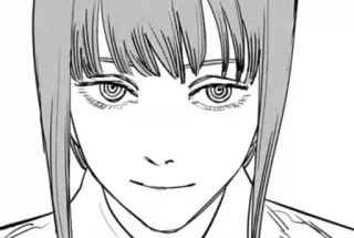 😊 Makima Chainsaw Man makima, chainsaw man, anime, manga, character, female telegram sticker