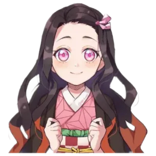 😊 Nezuko Kamado Demon Slayer Anime, Nezuko, Demon Slayer, Süß, Kawaii, Manga telegram sticker