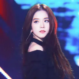 🍭 Jisoo kpop, sängerin, frau, porträt, jisoo, blackpink telegram sticker
