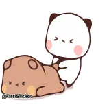 🤬 Panda, Ursos, Fofo, Animais, Adesivo telegram sticker