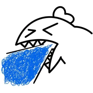 🦖 Kartun, Sakit, Muntah, Tidak enak badan, Huek whatsapp sticker