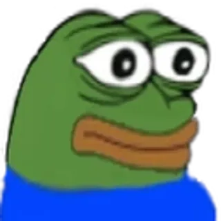 🌟 Pepe pepe, meme, sad, frog, internet meme whatsapp sticker