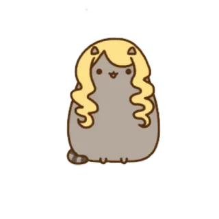 🐱 Pusheen Pusheen, kat, cartoon, schattig telegram sticker