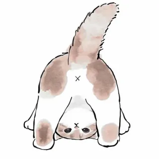 🥞 cat, animal, pet, cute, playful, cartoon telegram sticker