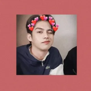 ❤ coeurs, mignon, clin d'oeil telegram sticker