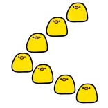 💛 pollito, pollo, amarillo, lindo, kawaii, animal telegram sticker