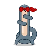 ❤️ berang-berang, binatang, imut, kartun telegram sticker