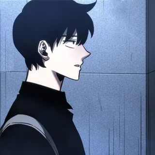 📱 Anime, Manga, Personage, Portret, Man telegram sticker