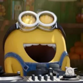 😹 Minion minion, character, cartoon, funny, yellow, cute telegram sticker