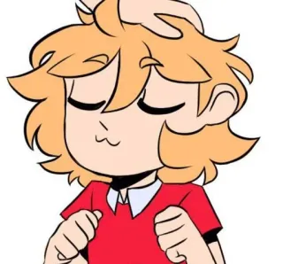 😺 Anime, Dibujo animado, Personaje, Lindo whatsapp sticker