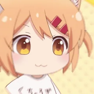 💪 くろろげ アニメ, 漫画, 猫耳, かわいい, 可愛い, イラスト whatsapp sticker