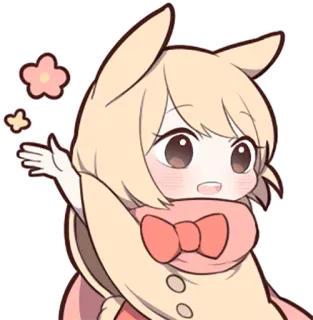 ✋ 动漫, 卡哇伊, 可爱, Q版, 漫画, 卡通, 角色, 绘画 telegram sticker