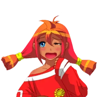 🍑 Anime, Manga, Fille, Dessin animé telegram sticker