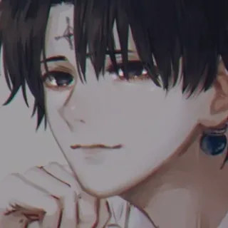 😇 Chrollo Lucilfer Hunter x Hunter anime, manga, character, Chrollo, Hunter x Hunter, fanart whatsapp sticker