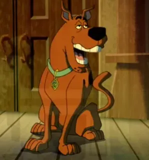 😄 Scooby-Doo cartoon, dog, scooby doo, animation, character telegram sticker