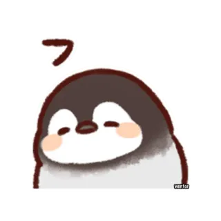 ☺️ フ penguin, cute, cartoon, animal, kawaii, bird telegram sticker