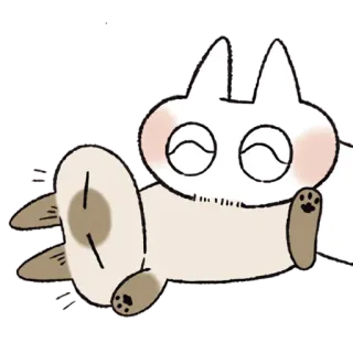 😝 cat, animal, cartoon, pet, cute, sticker telegram sticker