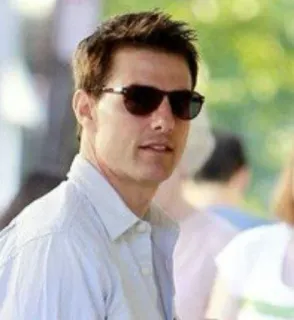 ✖ Tom Cruise actor, celebridad, gafas de sol, hombre telegram sticker