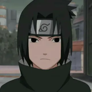 😐 Sasuke Uchiha Naruto Аниме, Манга, Саске, Учиха, Ниндзя telegram sticker