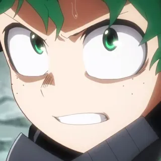 🥦 Izuku Midoriya My Hero Academia anime, my hero academia, izuku midoriya, deku, manga, hero telegram sticker