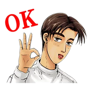Initial D telegram stickers