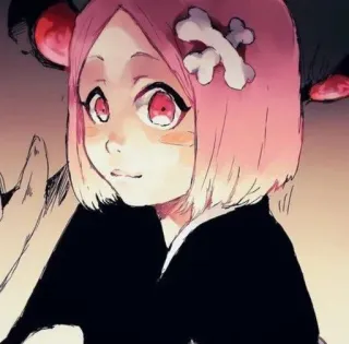 🍥 Nemu Kurotsuchi Bleach Anime, Mädchen, Pinke Haare, Nemu Kurotsuchi, Bleach telegram sticker