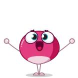 🌈 dessin animé, animation, joyeux, fête, autocollant telegram sticker