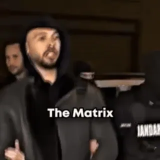🌟 The Matrix movie, arrested, police, jail, Romania, Andrew Tate whatsapp sticker